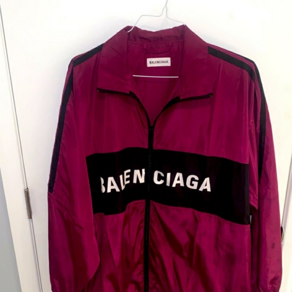 Purple Balenciaga Jacket